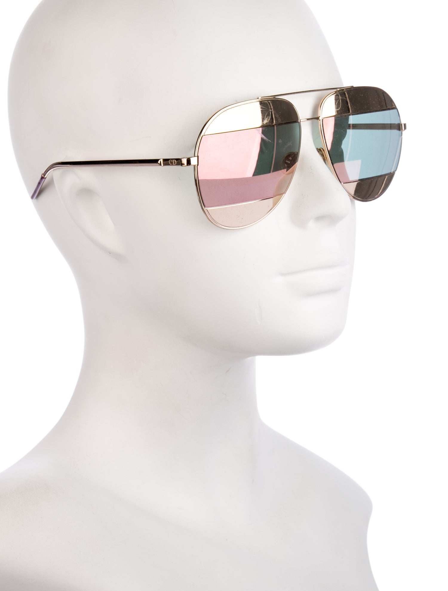 Christian Dior Split 1 Aviator Sunglasses
